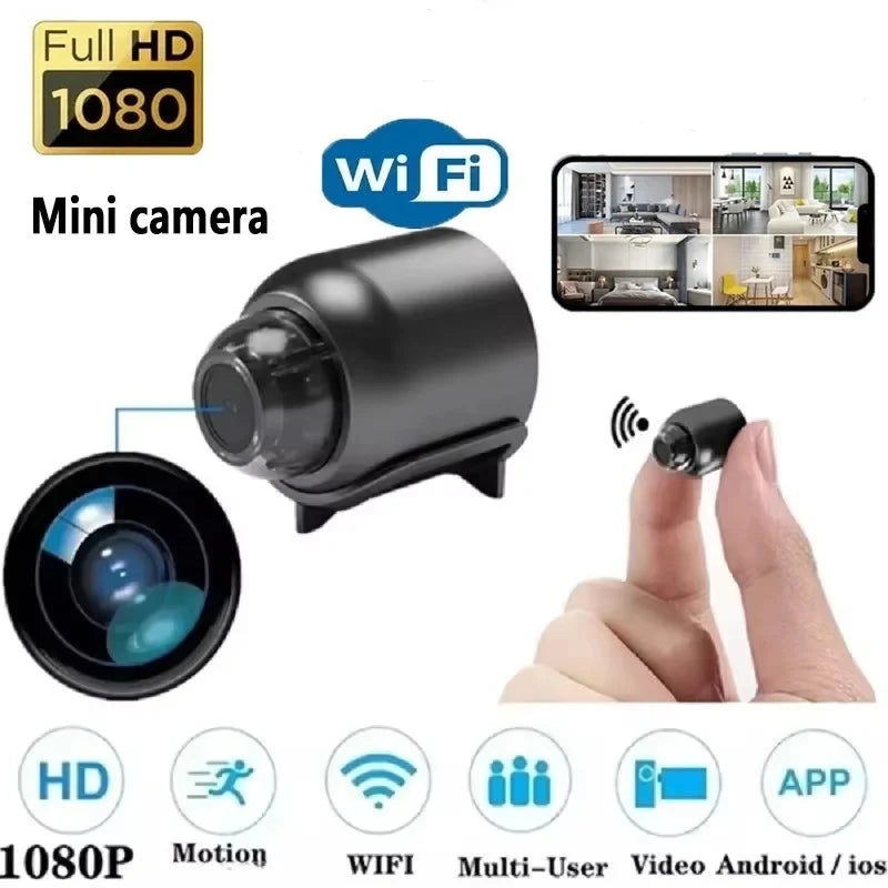 1080P Wireless Mini Camera WiFi Security Camera with Night Vision Motion Detection Video Cam Smart Home Detect Camcorder