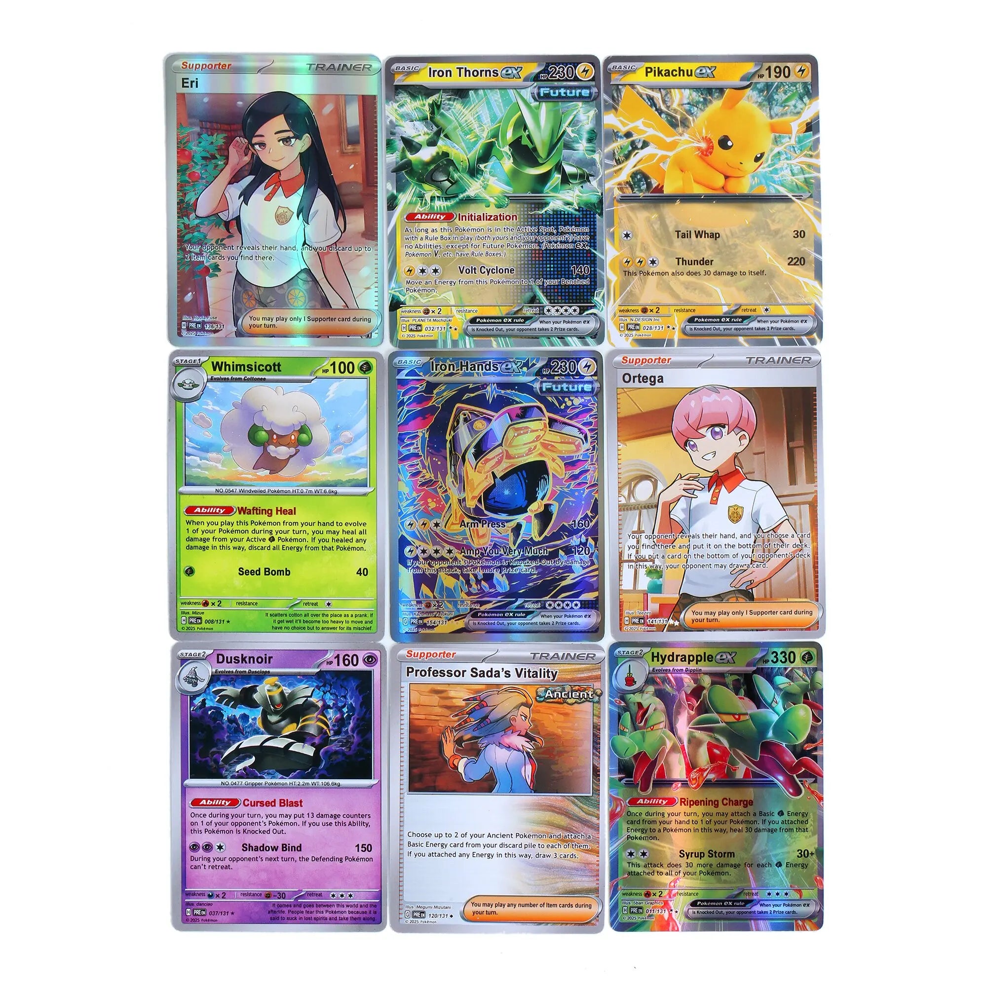 360Pcs Pokemon Card Prismatic Evolutions Scarlet Violet 151 Destined Rivals Black Bolt English Booster Battle Transaction Card