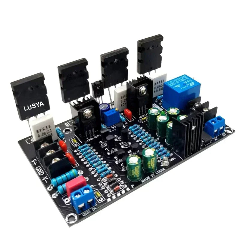 100W 200W 300W 400W 500W 2SC5200 + 2SA1943 1943 + 5200 Tube High Power Amplifiers HIFI Audio Amplifier Board