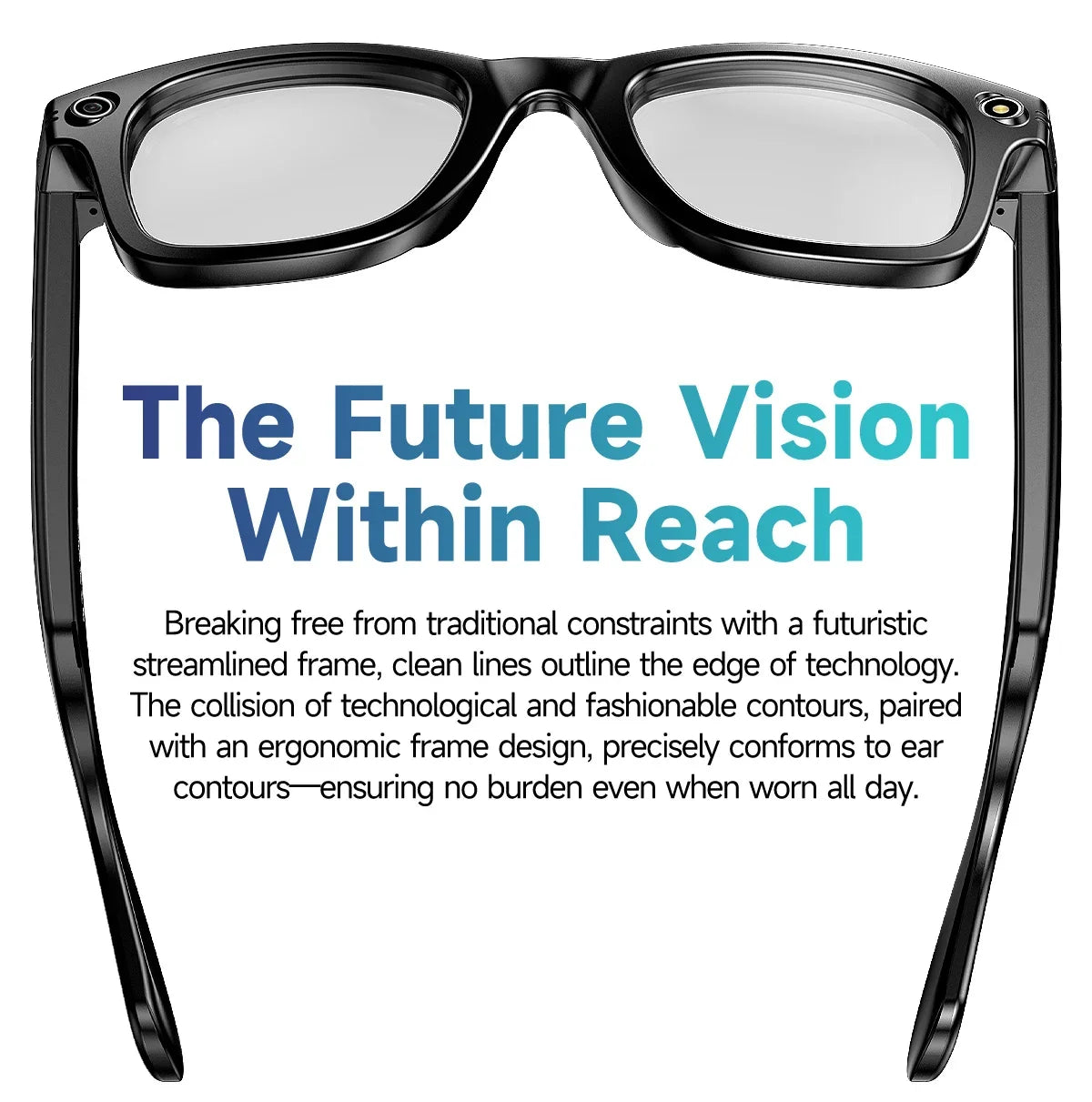 2026 AI Smart Glasses with 8MP Camera Video Recording 100+ Languages Translation Sunglasses Bluetooth Call Music Play Men Women