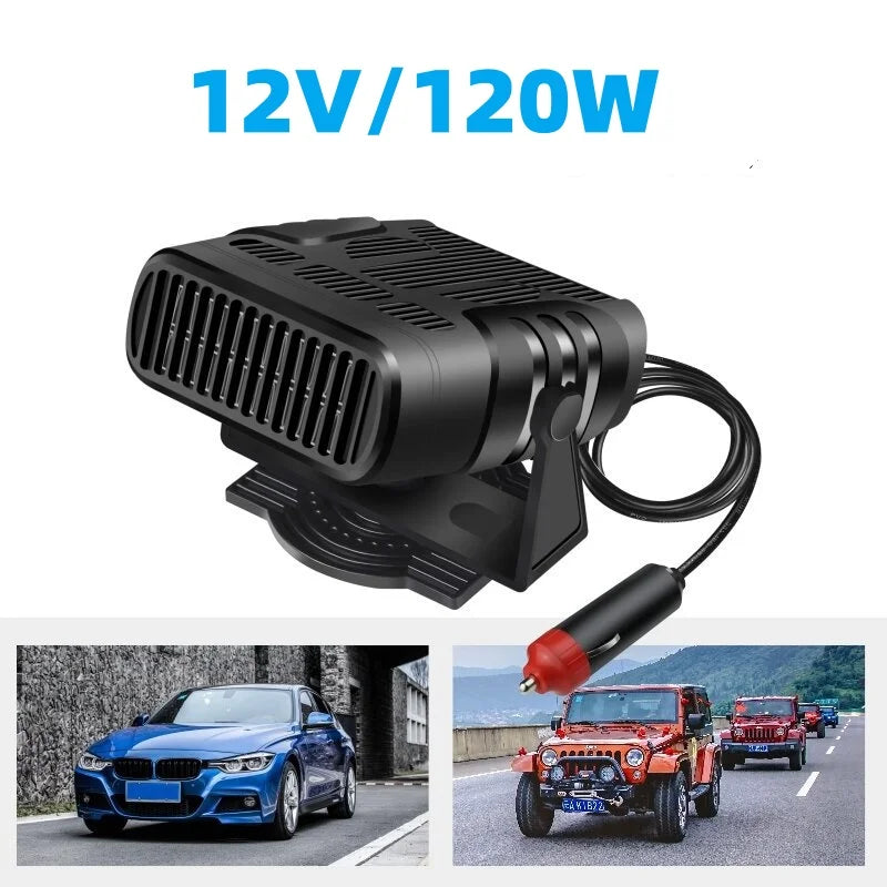 Car Heater 12V/24V Heater Portable Defogger Defroster Heating Fan 200W Dryer Windshield Defogging Household Heater 2026