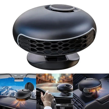 12V 24V Car Heater Fan Electric Heating Warming Auto Windshield Defroster Defogging Demister 360° Rotating Heater for Home