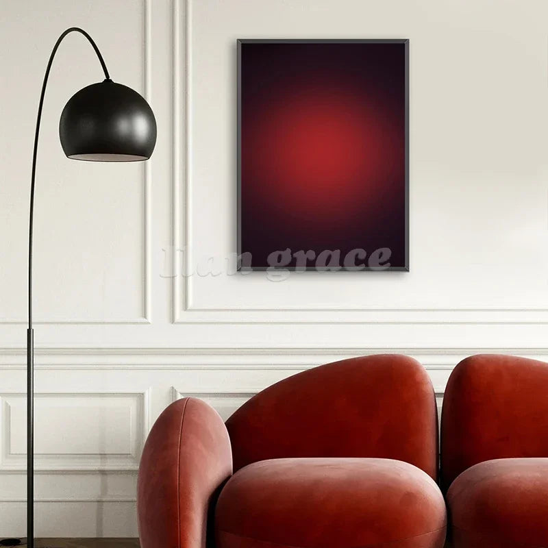 Gradient Aura Wall Art Print Affirmation Poster Gradient Artwork Canvas Painting Aesthetics Wall Art Decoration Pictures