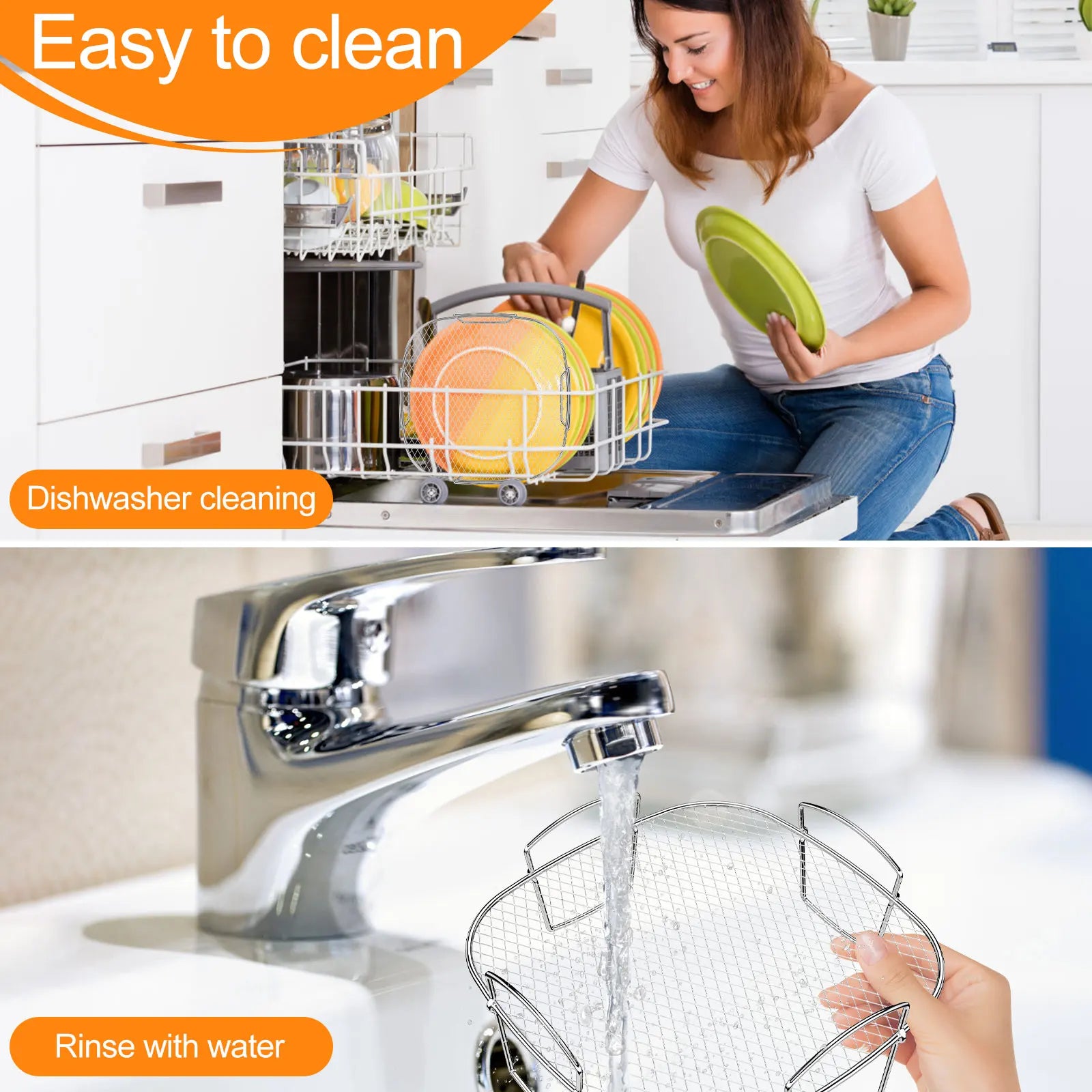 Multifunctional Roasting Rack 1/2 PCS Compatible Airfryer Dehydrator Steamer Roasting Cooking Tools for Air Fryer Accessories