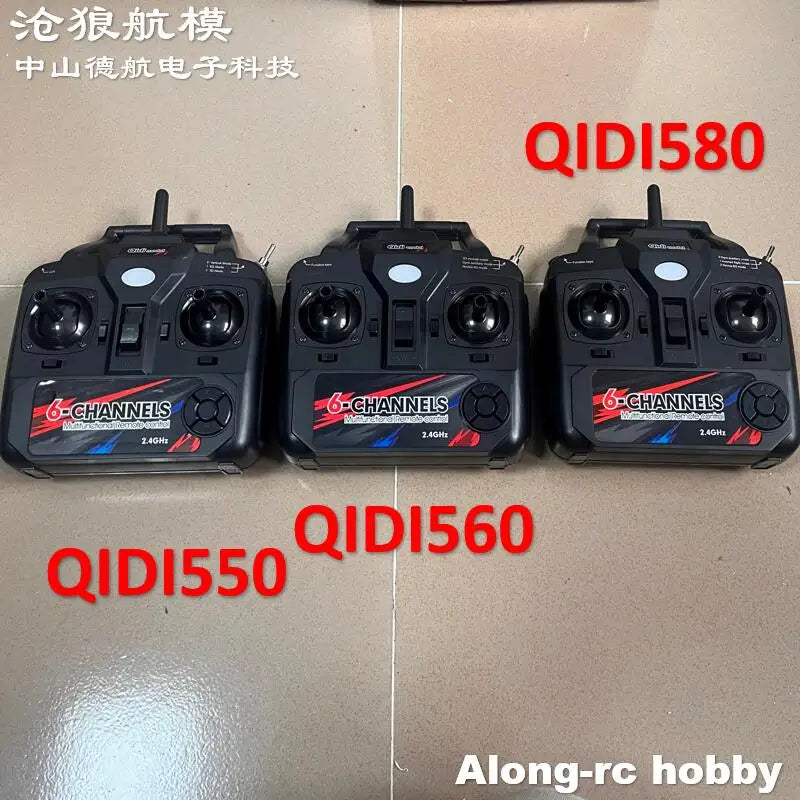 6ch Remote Control Transmitter Mode 1 Mode 2 for 500mm Wingspan QIDI550 F3D QIDI560 New Start M7  Qidi580 SR22 Toys RC Plane