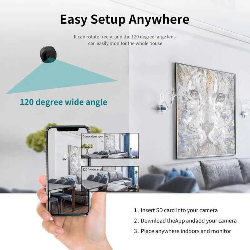 4K Smart Wireless Home Surveillance HD Camera Battery Camera Indoor Outdoor Security Monitor For Home Theft Prevention