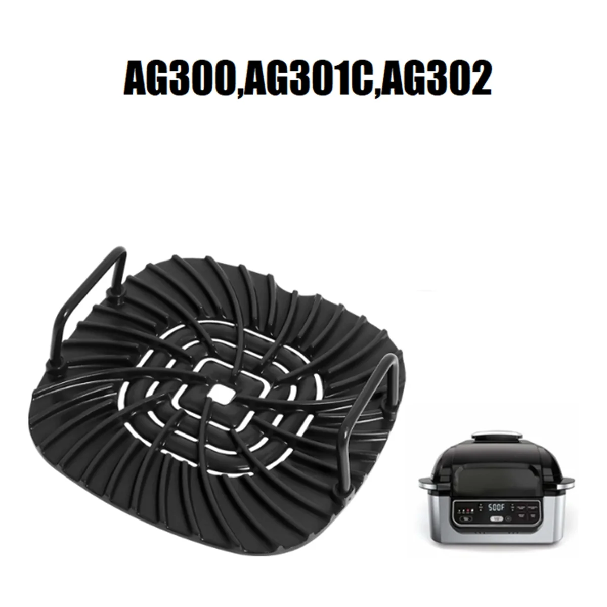 Oven Grill Rack Air Fryer Basket for Ninja Foodi AG301 AG300, AG400, AG302 5-In-1 Air Fryer Net Baskets Kitchen Tool