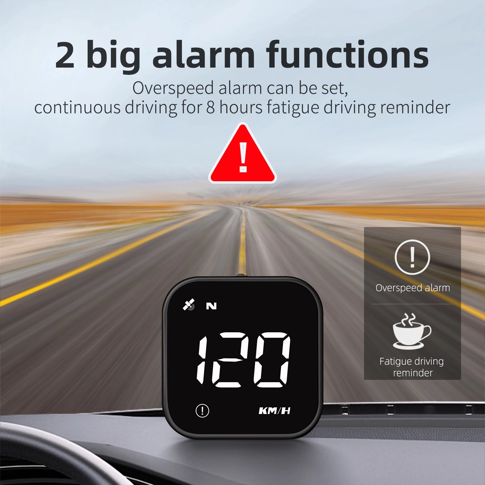 G4S GPS Smart Gauge Head Up Display For HUD Auto Computer Speedometer Display KMH MPH Time Compass Car Electronics For All Car