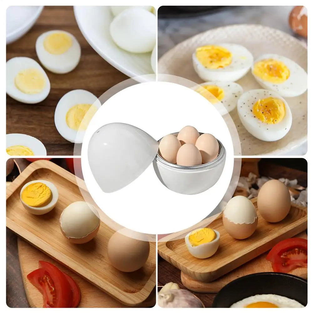 Microwave Egg Poacher Microwave Boiled Egg Maker Cooking Accessories Rapid Egg Cooker Egg Steamer for Hard Soft Boiled Egg