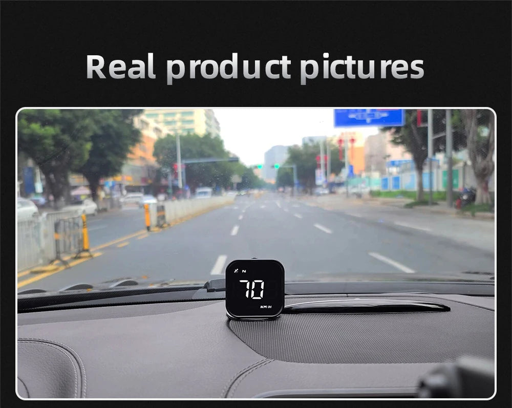 G4S GPS Smart Car LED Multifunctional Head Up Display For HUD GPS Speed MPH KMH Time Compass Speedometer With Overspeed Alarm