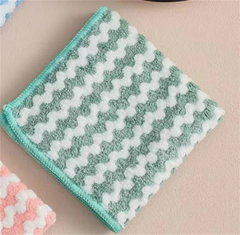 3/5 pieces of microfiber cloth and lazy person absorbent cleaning Kitchen towel cloth for washing dishes tablecloth
