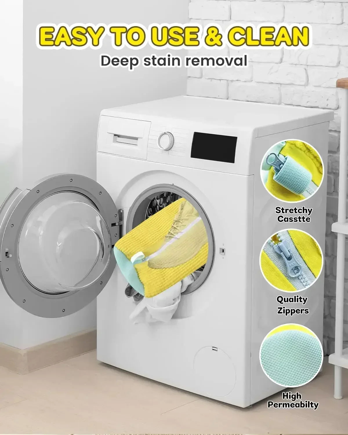 Hot-selling Shoe Washing Bag, Specially Designed for Washing Machines, Prevents Shoes from Deforming During Washing