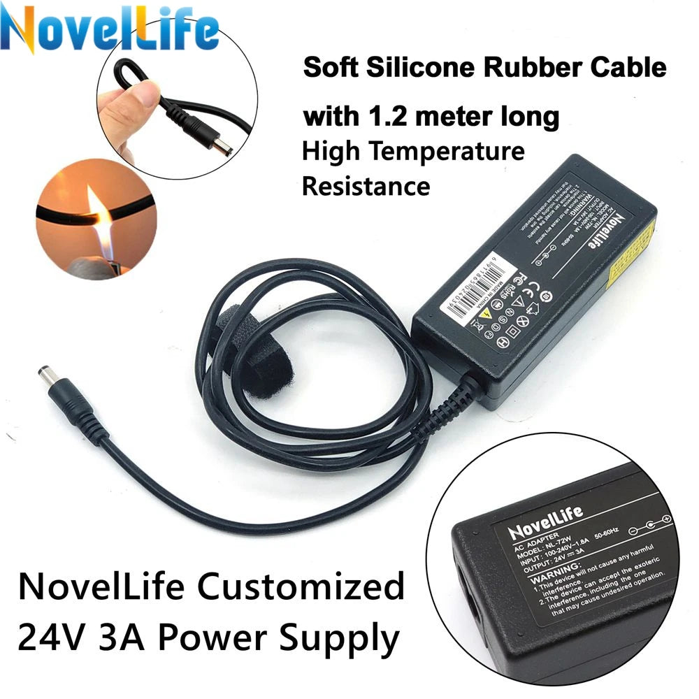 Original TS101 USB Electric Soldering Iron Kit Adjustable Temperature Digital Solder Station 24V 3A Power Supply TS100 Upgraded
