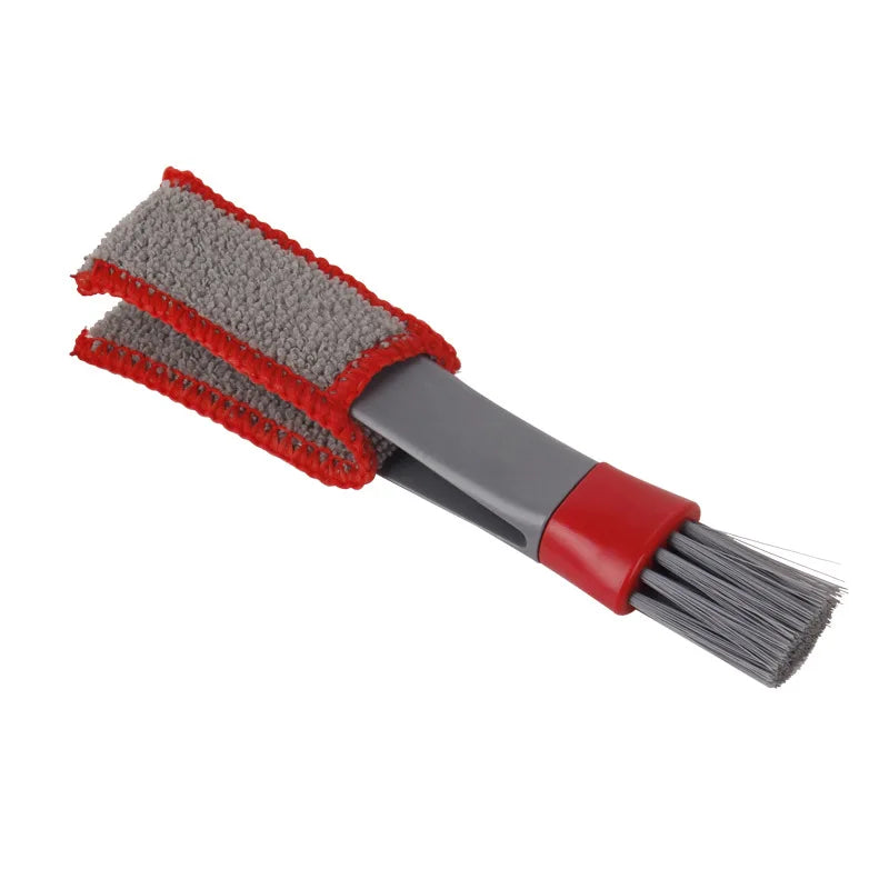 Car Interior Cleaning Brush Double Head Brushes Car Air Vent Dashboard Blinds Keyboard Dust Removal Brush Auto Cleaning Tools