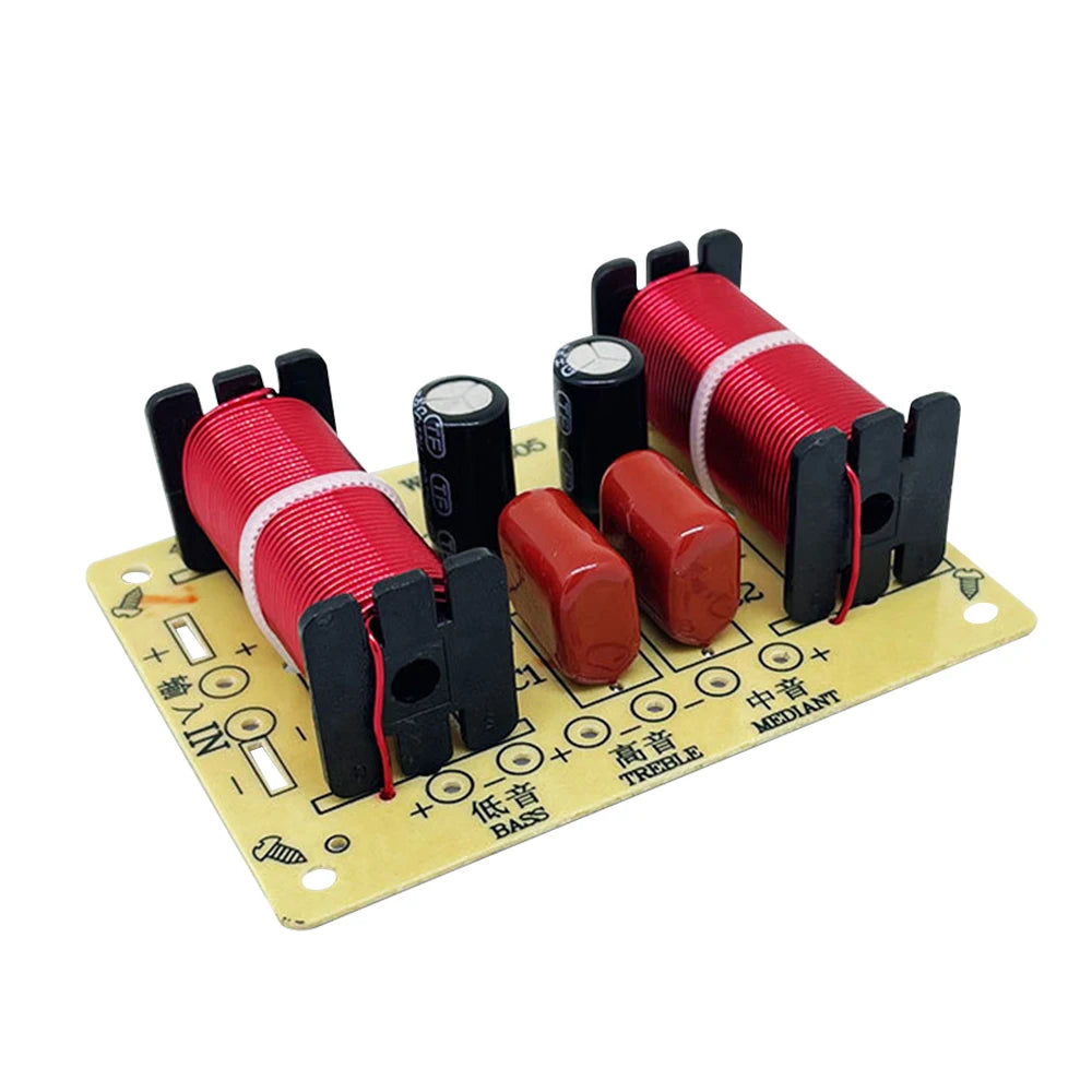 3 Way 150W Hi-Fi Audio Speaker Crossover Treble Midrange Bass Independent Crossover Home Speakers Filter Frequency Divider