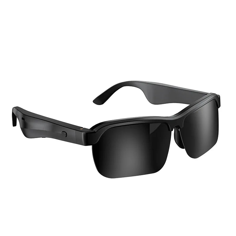 AI HD Smart Glasses Bluetooth Music Glasses Voice Assistant Calling Control Music UV Polarized Multifunctional Sunglasses
