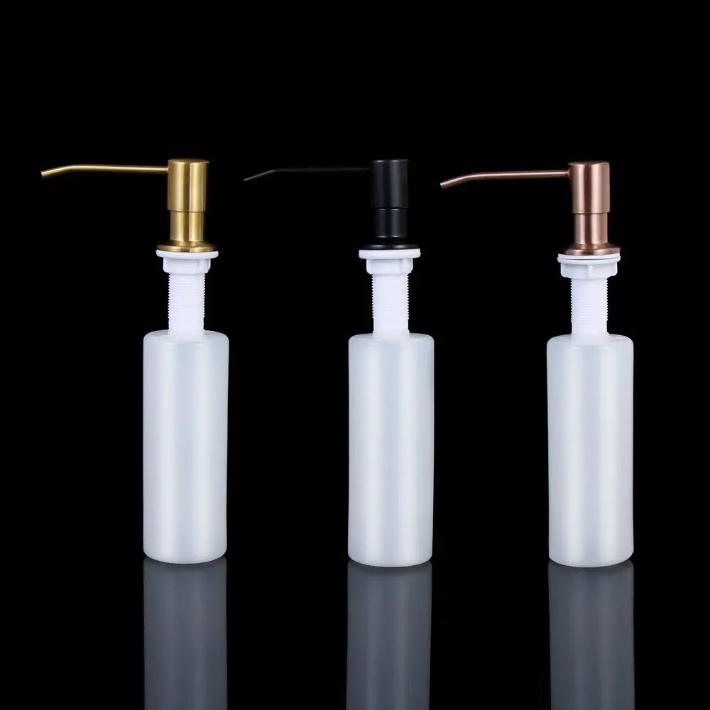Countertop Stainless Steel Detergent Bathroom Accessories Lotion Storage Bottle Sink Soap Dispenser Kitchen Supplies