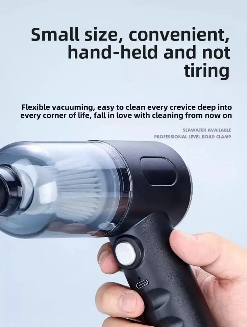 9880000PA Vacuum Cleaner 120W Wireless Super High Power 2-in-1 Wet Dry Dual-use Portable Powerful Suction Vacuum Cleaner For Car