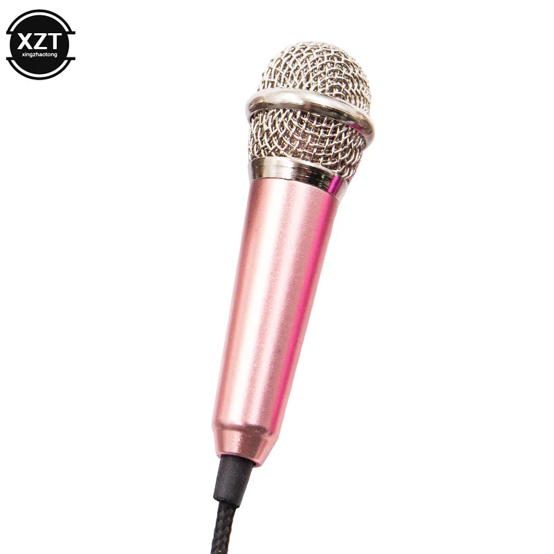 NEW Handheld Mic Portable Mini 3.5mm Stereo Studio Speech Mic Audio Microphone For the Smart mobile Phone Desktop Accessories
