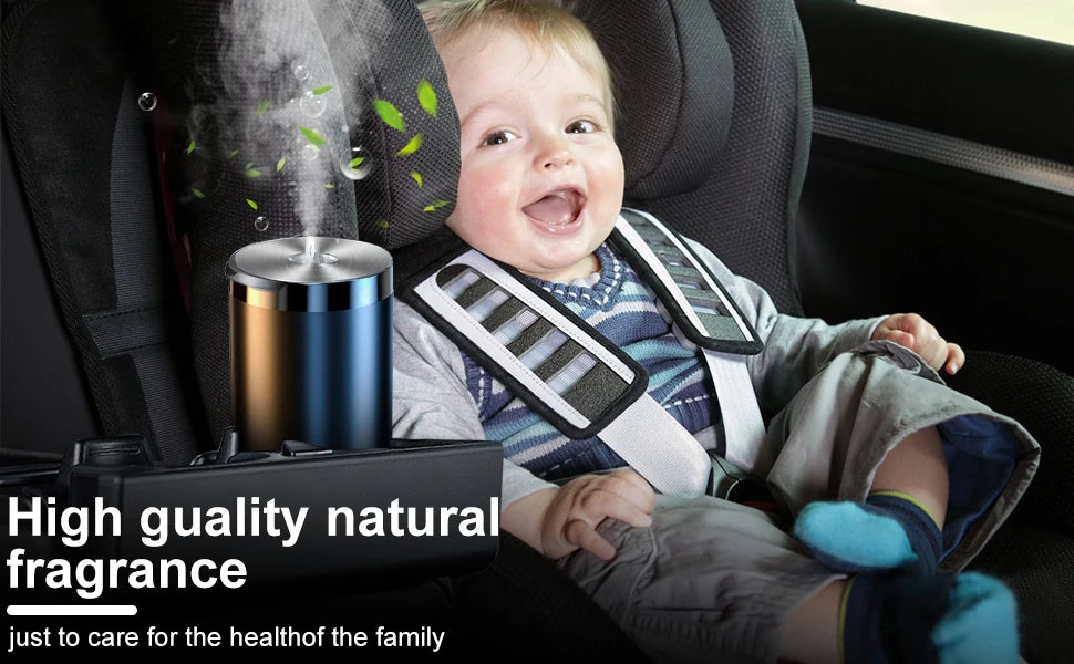 Car Diffuser Purifier Essential Fragrance Aroma AI Air Aromatherapy Humidifier Freshener Perfume Oil Mounted Ionizer Generator