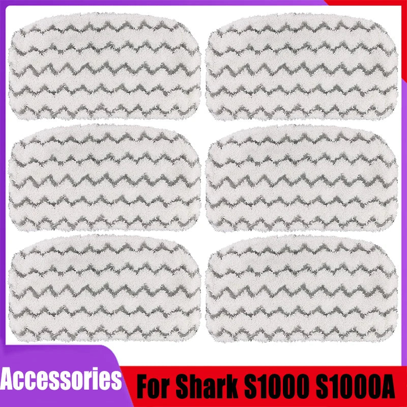 For Shark S1000 S1000A S1000C S1000WM  Steam Mop Pads Washable Replacement  Mop Pads accessories Applicable with All Hard Floors