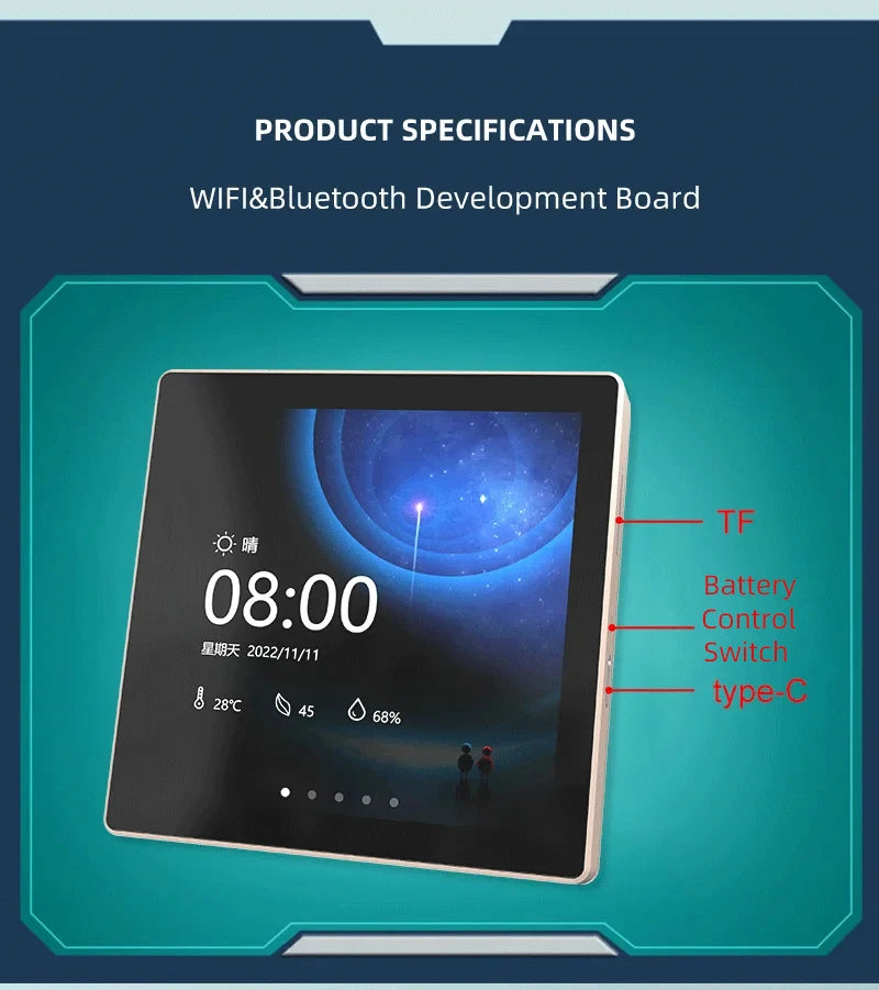 ESP32-S3 4.0 Inch Smart Display for Arduino LVGL WiFi Bluetooth Development Board 86 Box Central Control Panel LCD TFT Module