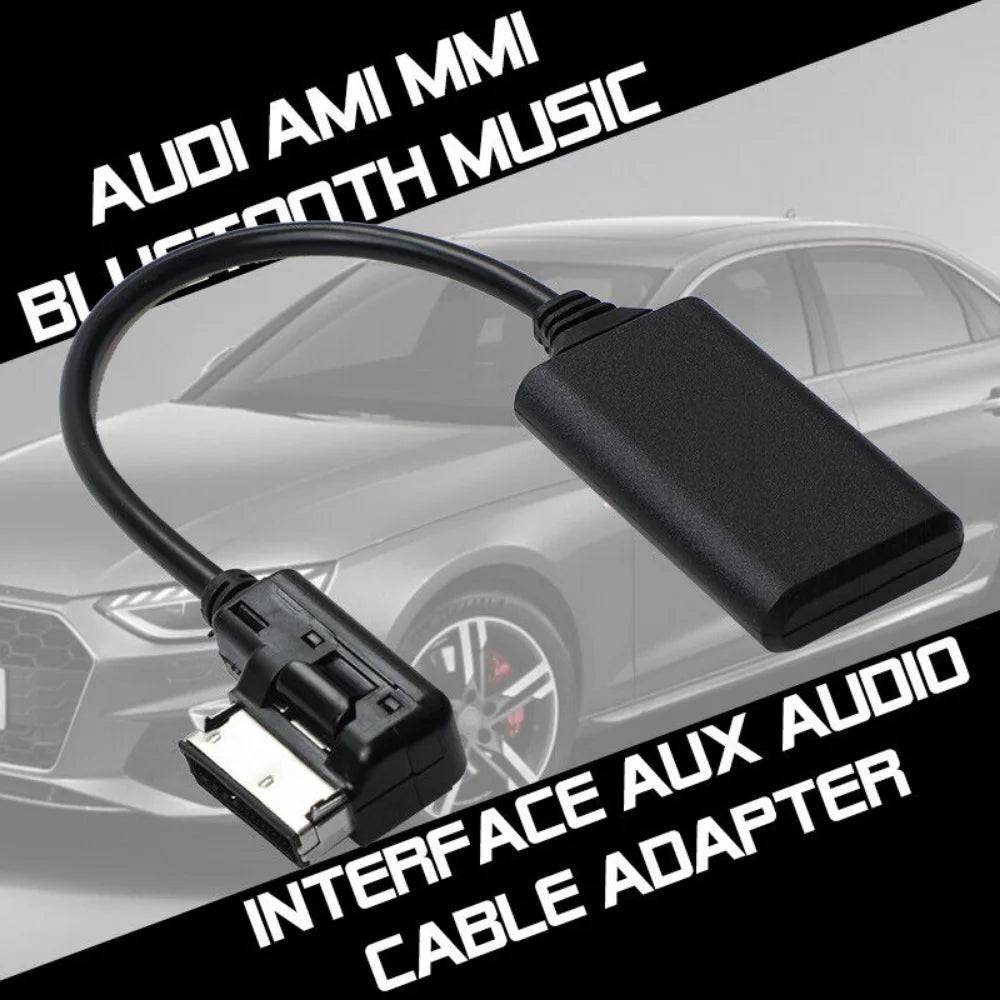 AMI MMI Bluetooth Music Interface AUX Audio Cable Adapter For Audi A1 A3 A5 A6 A8 Q3 Q5 Q7RS4 S3 S4 S5 S6 S7 A6L A8L Q7 A3 2010+