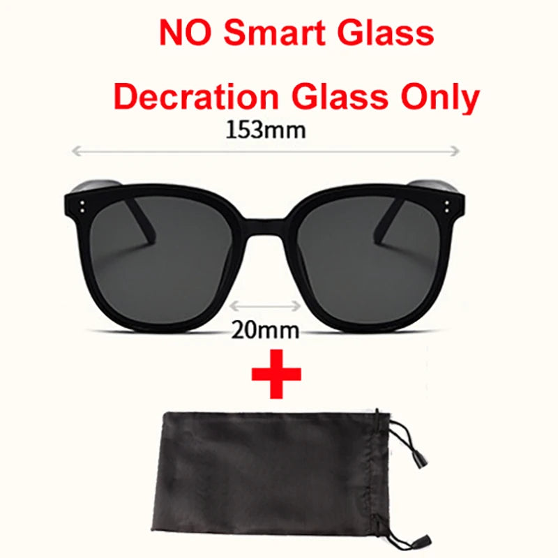 New Men's Smart Glasses Women's Bluetooth Glasses Voice Call Control Music UV Polarized Sunglasses Headphone Glasses Man 2025