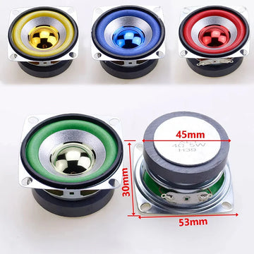 1PCS 4R 5W Portable Audio Full Range Speaker Driver 3Ohm 5W 53mm Sound Loudspeaker DIY Bluetooth Music Speaker Home Theater