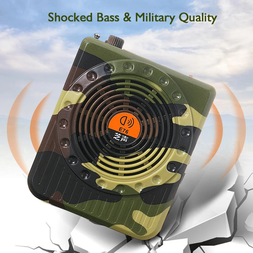 Rechargeable Remote Control Amplifier Professional Small Sound Amplifiers Bait Call Speaker Hunting Tool Sound Amplifier