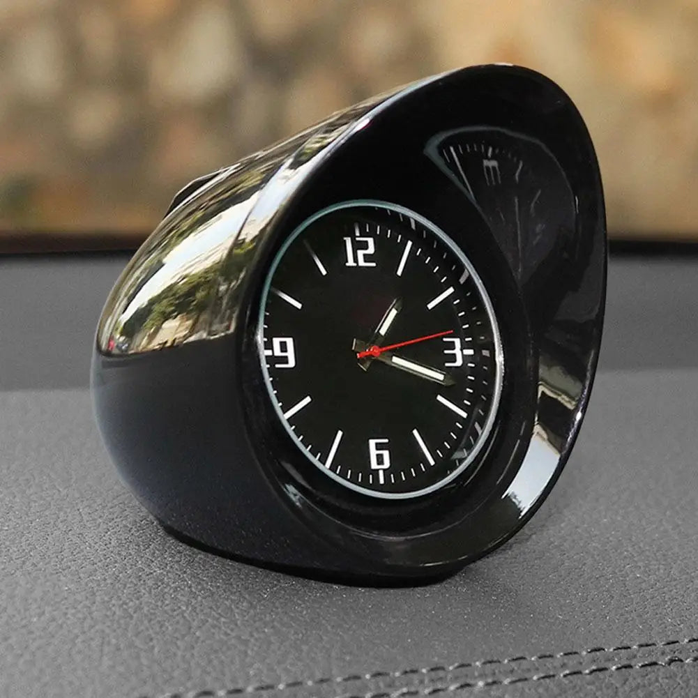 Car Clock Luminous Mini Automobiles Internal Stick-On Digital Watch Mechanics Quartz Clocks Auto Ornament