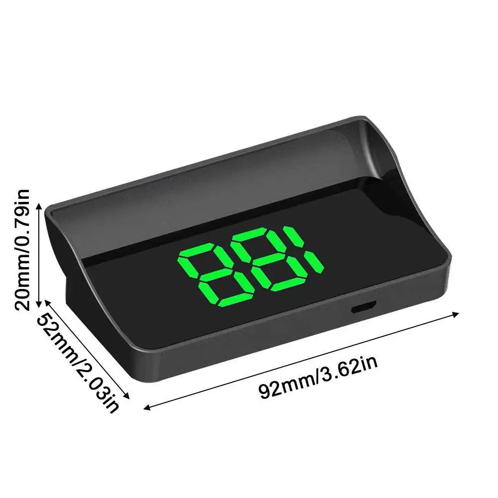 Car Head Up HD Display GPS Speedometer Speed KMH Digital HUD Windshield Projector For All Cars Auto Electronics Accessory
