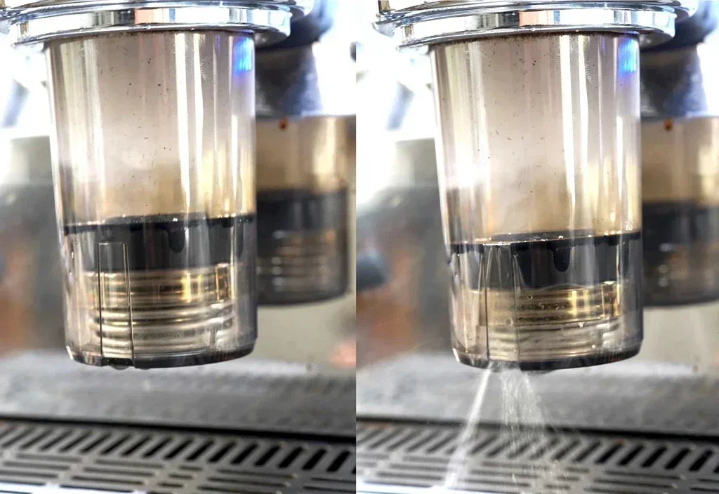 Espresso Machine Cleaning Device Spring Clean Coffee machine cleaning tools  backflush system