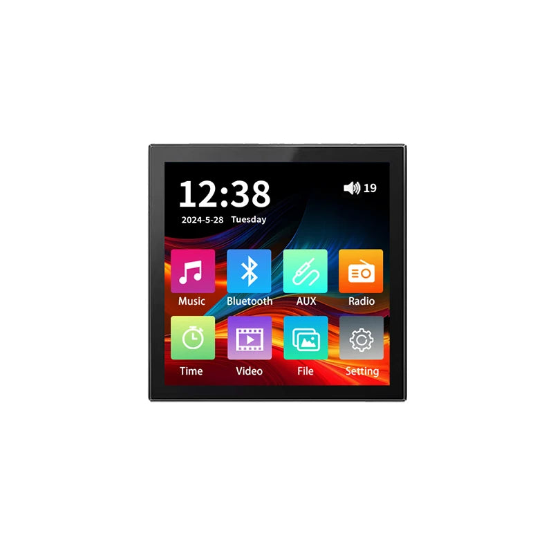 Audio power Amplifiers bluetooths touch screen Background music controller AUX FM Radio home theater systems sound control panel