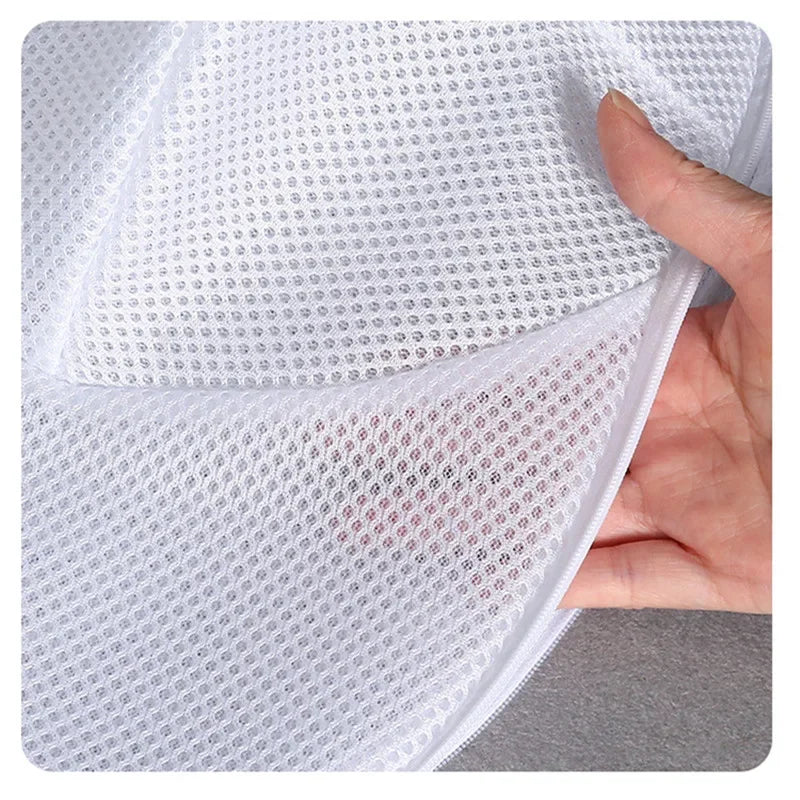 Washing Machine Hat Wash Protector Cap Cleaner Laundry Bag  Small Clothes Wash Bag Anti-Deformation Mesh Organizer Zip Bags
