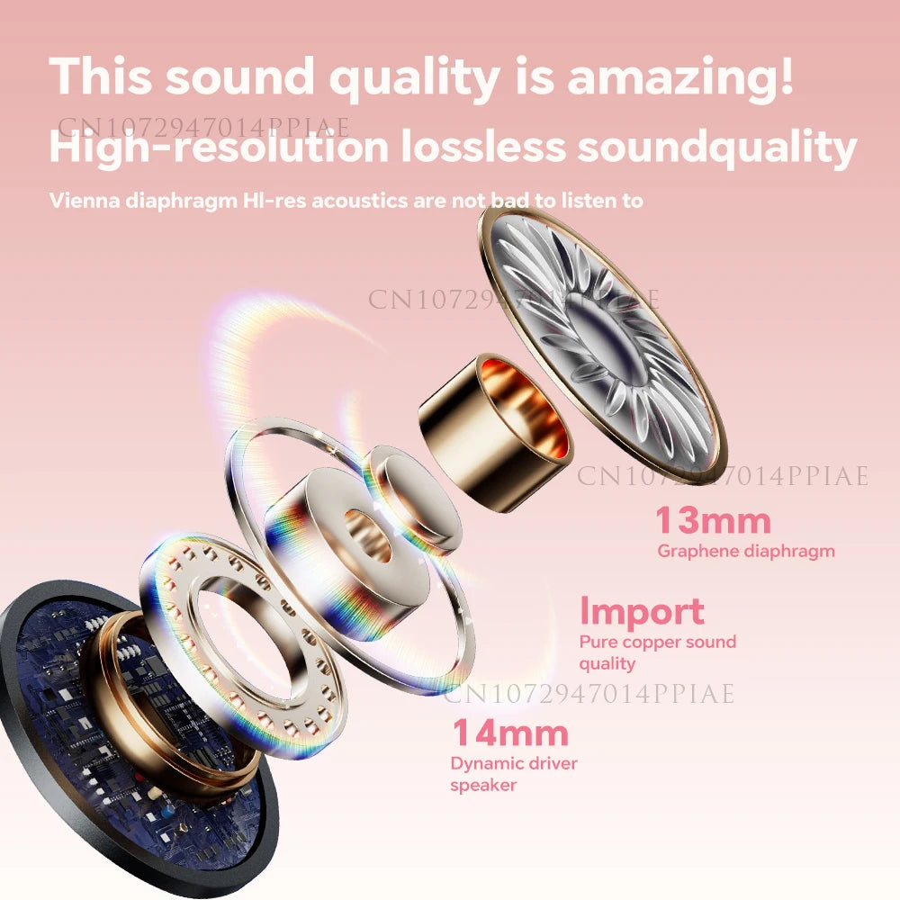 New Mini Earphones Wireless Bluetooth Earbuds Long-Lasting TWS Noise Cancellation Headphones Extended Battery Life With Mic