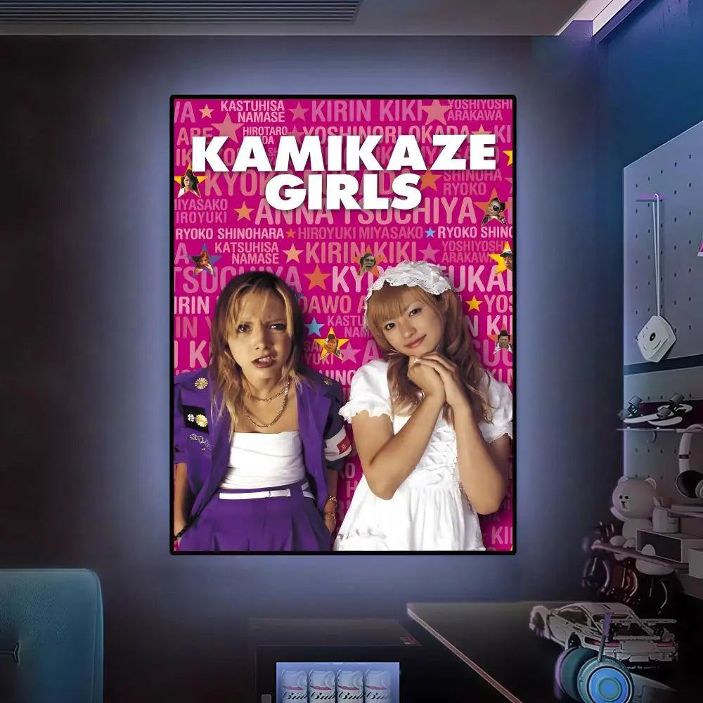 Kamikaze Girls Movie Poster Versatile HD Waterproof Wall Art Self-Adhesive Decor For Any Space Ideal Gift