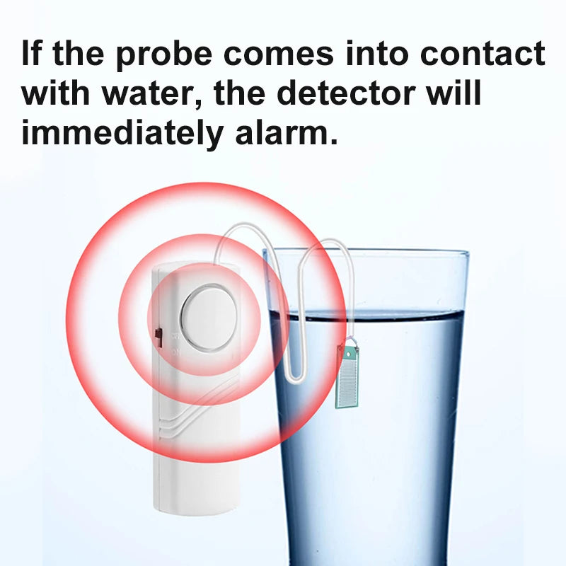 Independent Water Leakage Detector Smart Home Overflow Sensor Kitchen Security Sound Alarm Suitable For Bathroom