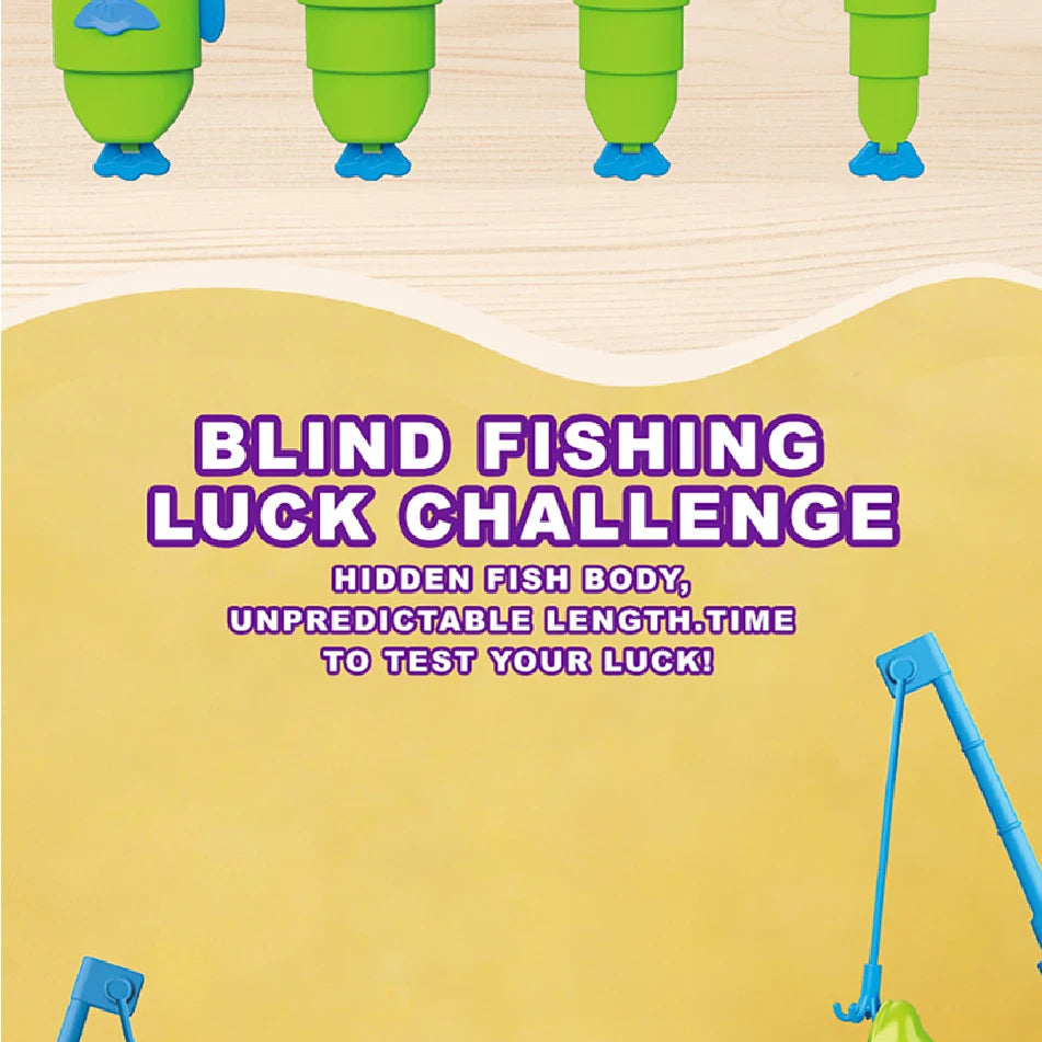 Fishing Battle Board Game Kid Fishing Master Toy Fish Body Stretchable Long Short Competition Family Interaction Educational Toy
