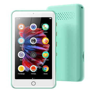 Portable MP4/MP3 player bluetooth speakers & wifi, music player with video, FM radio, eBooks, Recorder, capacity up to 512 GB