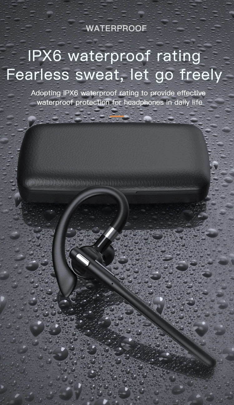 Bluetooth Earphones 5.4 Headphones Stereo Handsfree Noise Canceling Wireless Business Headset With ENC Mic For All Smart Phones
