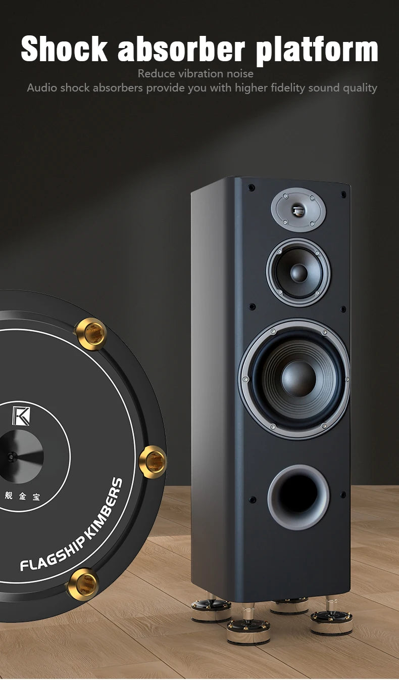 2025 New Home Theatre System XSSH Audio Audiophile Shock Damping Pad Heavy Speaker CD Amplifier Spike Stand HiFi Isolation Feet