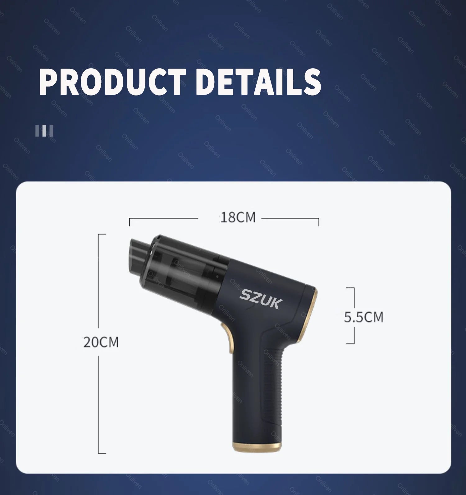 98000PA Car Vacuum Cleaner Mini Cleaning Machine Strong Suction USB Handheld for Car Home Appliance Portable Wireless Cleaner