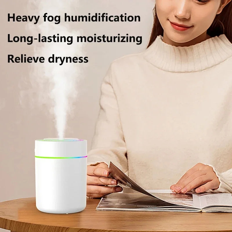 Mini Air Humidifier 180ML Electric Aroma Diffuser Essential Oil Purifier Aromatherapy Mist Maker Lights For Car Home