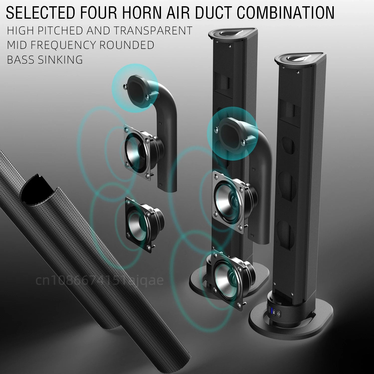 PHONEPACE TV Sound Bars Detachable 2 in 1 Bluetooth 5.3  2.2 Channel TV Speaker for Surround Sound System Optical/Aux/USB