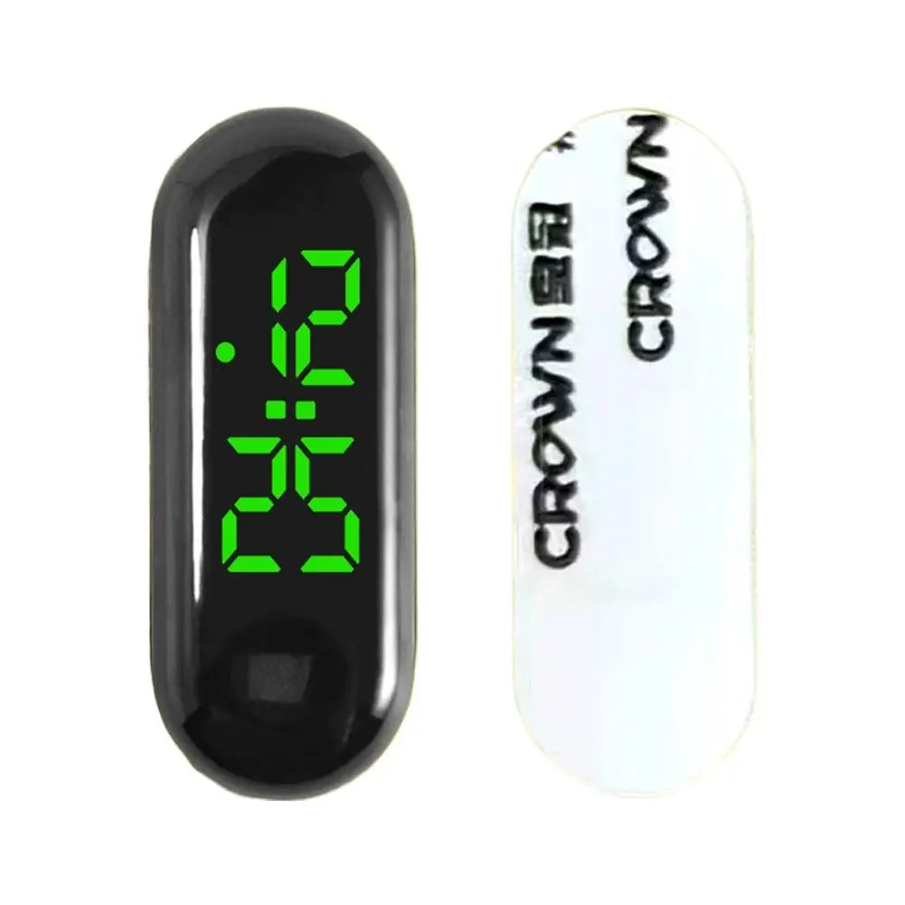 Luminous Motorcycle Car Clock Auto Internal Stick-On Mini Waterproof Watch Mechanics Quartz Clocks Auto Ornament Car Accessories