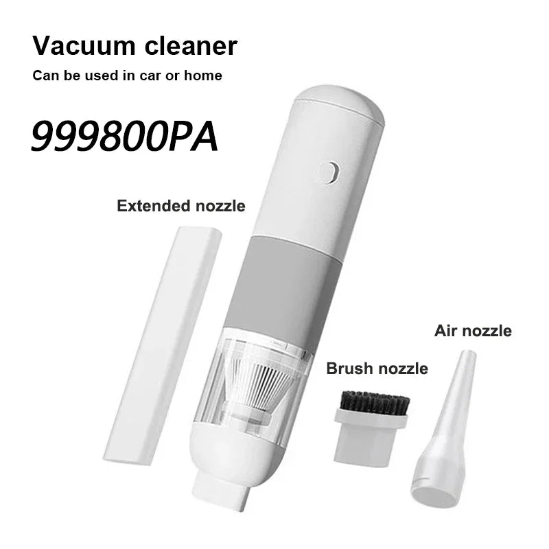 Powerful Car Vacuum Cleaner High Suction Mini Wireless Handheld Cyclonic Vacuum Dust Catcher Home Car Wet Dry Rechargeable