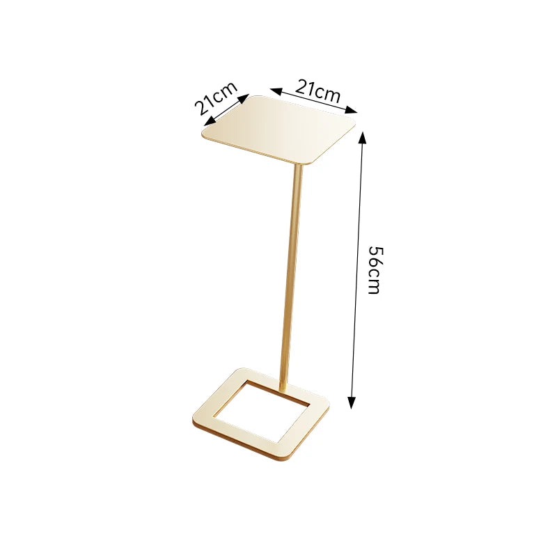 Corner Side Table for Living Room Narrow Sofa Gap Mini Coffee Table Outdoor Small Side Desk