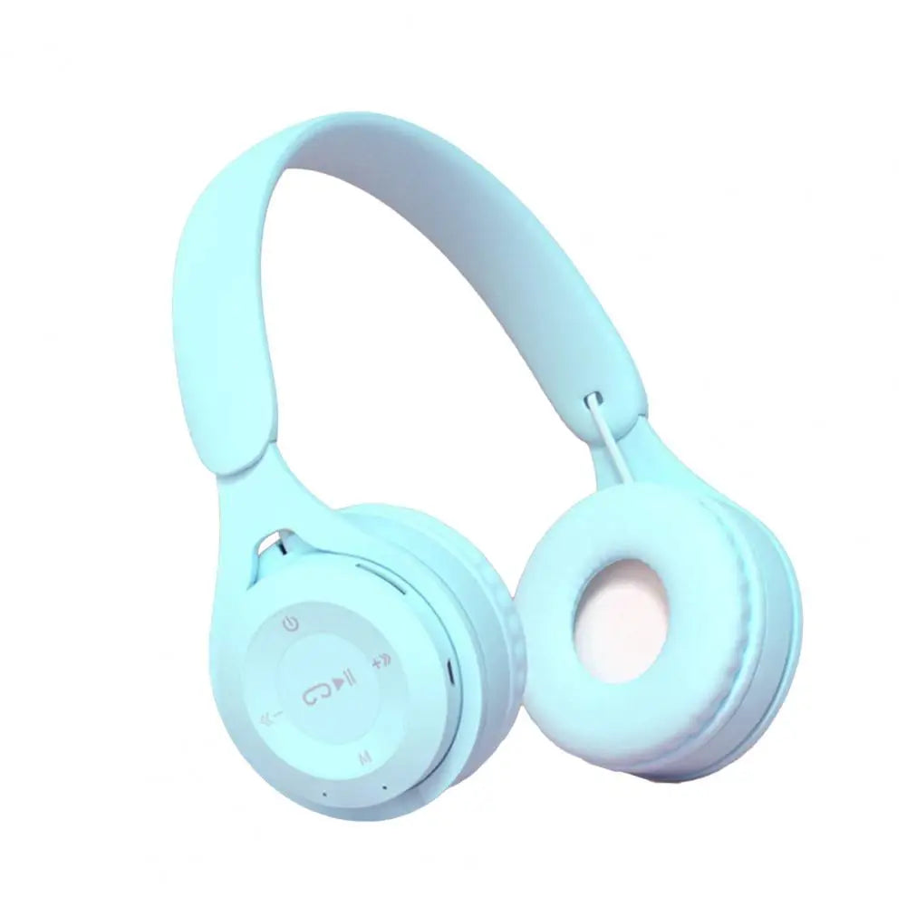 Headphones Kids Wireless Bluetooth Earphones Stereo Foldable Helmets Gaming Headsets Over-ear Headphones for Android ios