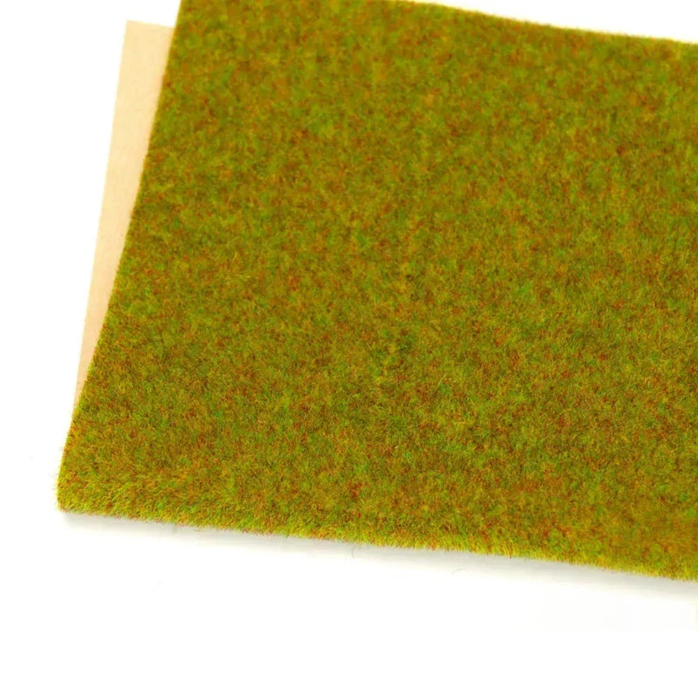 35x100cm Artificial Grass Mat Layout Train Railway Artificial Lawn Carpet Model Grass Mat Turf 3D Landscape Grass Mat Garden Dec